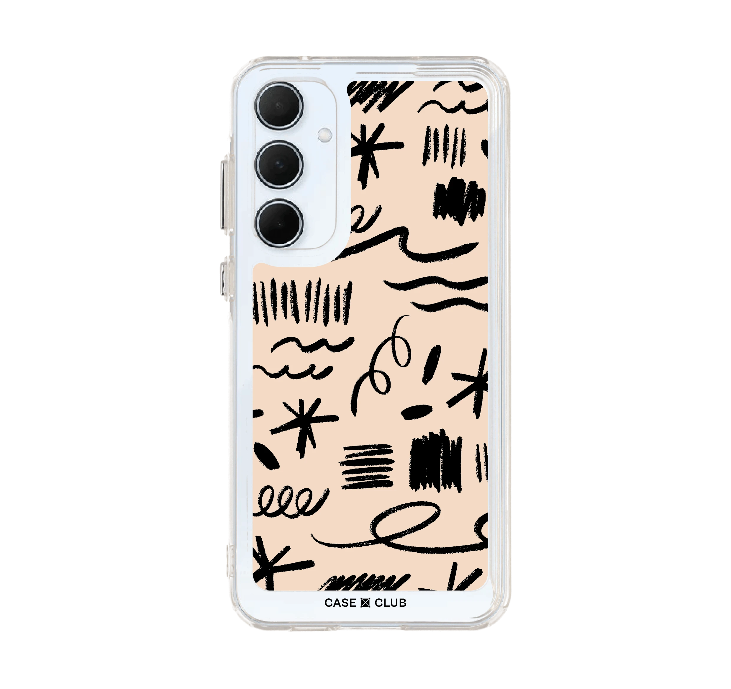 ลวดลายพู่กันสีขาว